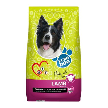 EURO DOG SZÁRAZ TÁP (R) 10KG BÁRÁNY 