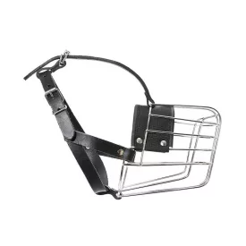 FÉM SZÁJKOSÁR JO/4 BŐRSZÍJJAL MALI SZUKA