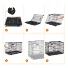 FEANDREA 2 AJTÓS SZOBAKENNEL  61x43.5x50.5CM S