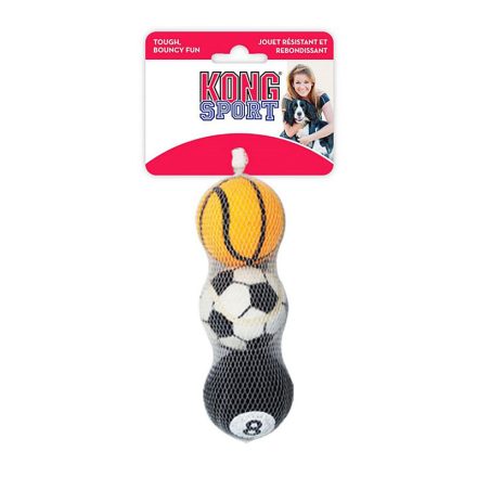 KONG KUTYAJÁTÉK SPORT LABDÁK M 3DB-OS