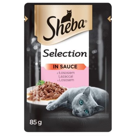 Sheba Selection tasakos lazacos válogatás felnőtt macskák számára 85g