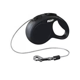   Flexi Classic zsinóros automata póráz - XS/3m/8kg-ig/fekete