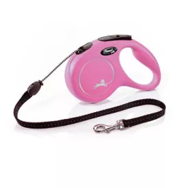 FLEXI NEW CLASSIC PÓRÁZ AUTOMATA M 5M ZSINÓROS PINK