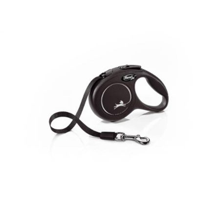 FLEXI CLASSIC PÓRÁZ XS MAX12KG TAPE 3M FEKETE #023129