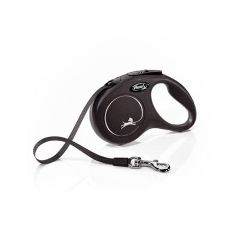 FLEXI CLASSIC PÓRÁZ S MAX 15KG TAPE 5M FEKETE #023228