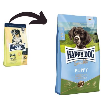 HAPPY DOG SUPREME PUPPY 1KG BÁRÁNY-RIZS