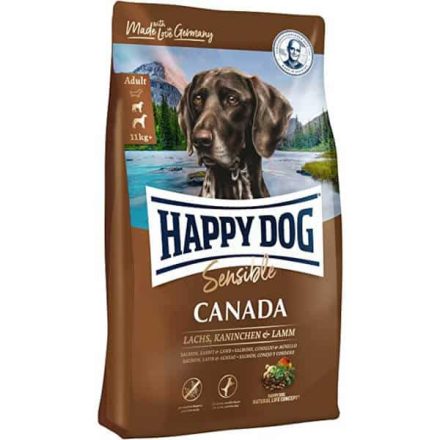 Happy Dog Sensible Canada - Lazac, nyúl és bárány burgonyával 4kg