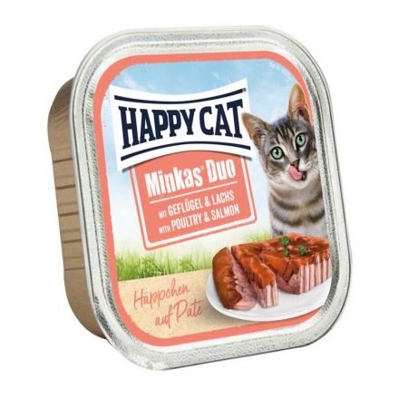 xHAPPY CAT MINKAS DUO ALUTÁLKA 100G LAZAC