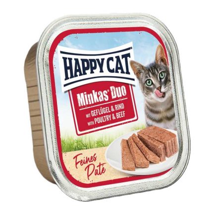 xHAPPY CAT MINKAS DUO ALUTÁLKA 100G MARHA