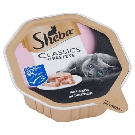 Sheba Classics Alutálcás - Lazac 85g