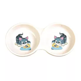 TRIXIE KERÁMIA DUPLATÁL CICÁKNAK 2X0,15L 11CM 4014