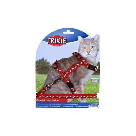 TRIXIE MACSKA HÁM+PÓRÁZ  27-45CM 1,2M KÉK
