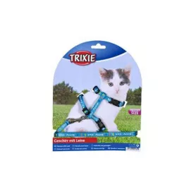 TRIXIE KITTEN HÁM+PÓRÁZ TÜRKIZ  21-33CM 1,2M 