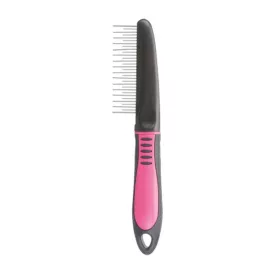 TRIXIE FÉM TÜSKÉS FÉSŰ MACSKÁKNAK 22CM MŰANYAG NYÉL