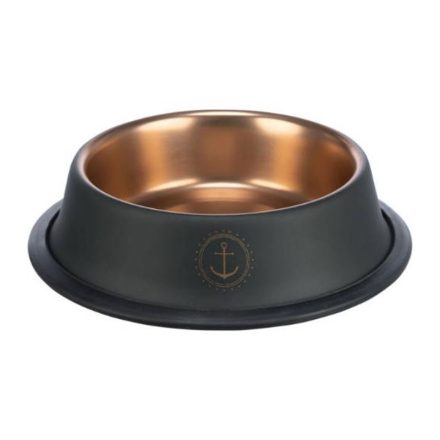 TRIXIE BE NORDIC FÉM TÁL 0,2L 15CM FEKETE/BRONZ