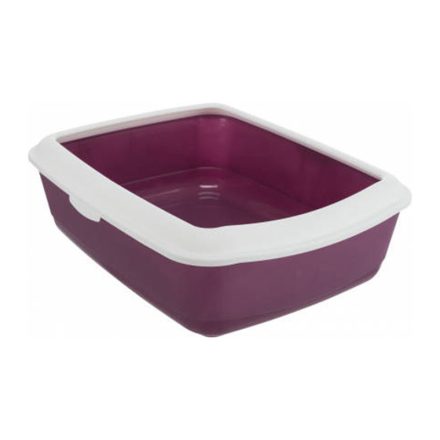 TRIXIE CLASSIC MACSKA WC PEREMES 37X15X47CM BERRY/FEHÉR