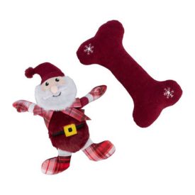 TRIXIE XMAS PLÜSS MIKULÁS ÉS CSONT 30CM