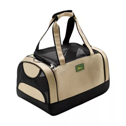 HORDOZÓTÁSKA KISÁLLAT  40x25x25CM BÉZS-FE