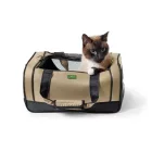 HORDOZÓTÁSKA KISÁLLAT  40x25x25CM BÉZS-FE