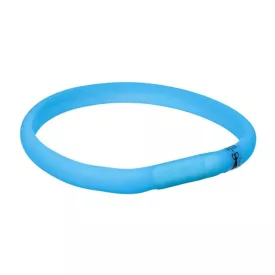 TRIXIE USB-S VILÁGÍTÓ NYAKPÁNT L-XL KÉK