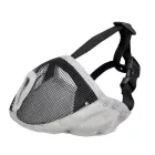 TRIXIE SZÁJKOSÁR RÖVID ORRÚ KUTYÁK S-M 31CM SZÜRKE
