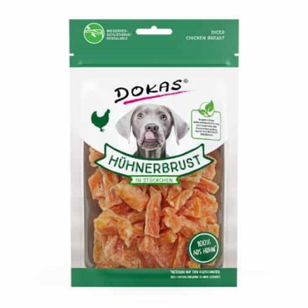 DOKAS SZÁRÍTOTT DARABKÁK 70G CSIRKEMELL