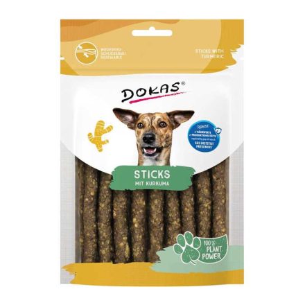DOKAS SZÁRÍTOTT VEG. JUTALOMFALAT 105G KURKUMA STICK
