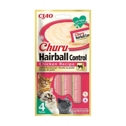 CHURU CIAO HAIRBALL CONTROL JUTIFALAT 4x14G CSIRKE