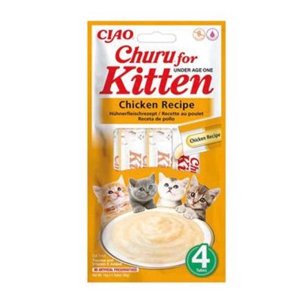 CHURU CIAO KITTEN JUTIFALAT 4x14G CSIRKE