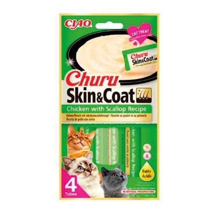 CHURU CIAO SKIN-COAT JUTIFALAT 4x14G CSIRKE-KAGYL