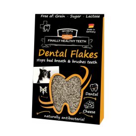   Qchefs Dental Flakes - Természetes fogtisztító pehely kutyáknak 90G