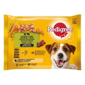   PEDIGREE Alutasakos válogatás csirke és marha zöldséggel 4x100g