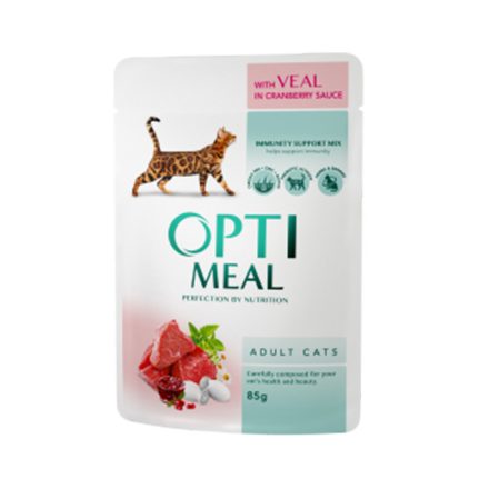 OPTIMEAL CAT BORJÚ 85G