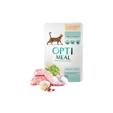 OPTIMEAL CAT POUCH 85G NYÚL sauce