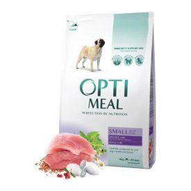   OPTIMEAL DOG SZÁRAZ TÁP KIS MÉRETŰ KUTYÁKNAK KACSÁVAL 4KG