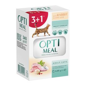 OPTIMEAL CAT NYÚL 340G (3+1)