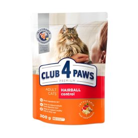 CLUB 4 PAWS PREMIUM CAT HAIRBALL SZÁRAZ TÁP CSIRKE 300G