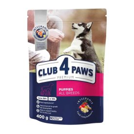 CLUB 4 PAWS PREMIUM DOG PUPPY CSIRKE-RIZS 400G