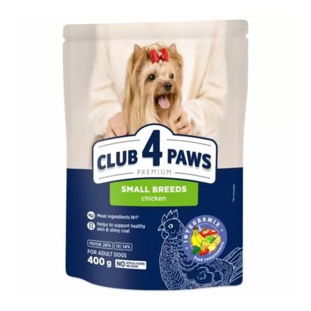 CLUB4PAWS DOG DRY SMALL 400G