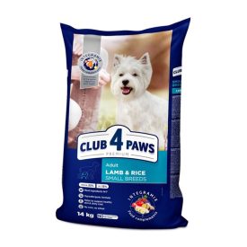 CLUB 4 PAWS PREMIUM DOG SMALL BÁRÁNY-RIZS 14KG