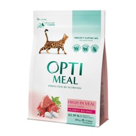 OPTIMEAL CAT EXTRA TASTE BORJÚ 200G