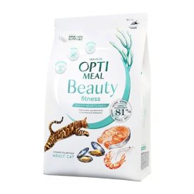   OPTIMEAL CAT BEAUTY FITNESS SZÁRAZ MACSKATÁP TENGER GYÜMÖLCSEIVEL 4KG