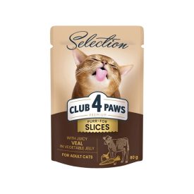 xCLUB4PAWS CAT POUCH SELECT SLICES 80G BORJÚ JELLY