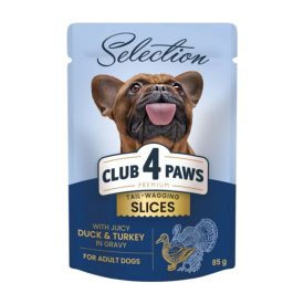 CLUB 4 PAWS PREMIUM PLUS DOG NEDVES ELEDEL PULYKA 85G