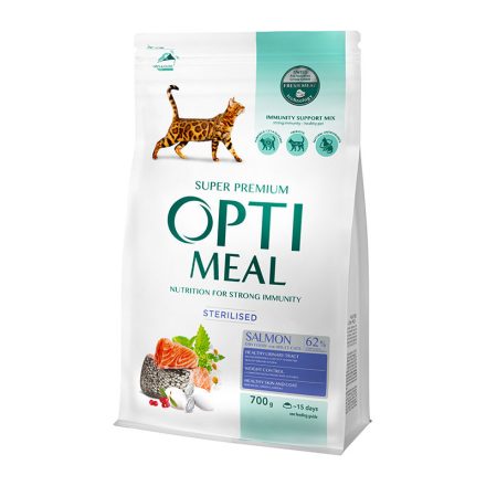 OPTIMEAL CAT DRY STERIL 700G LAZAC