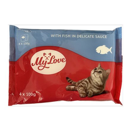MY LOVE CAT POUCH 4X100G HALAS SAUCE