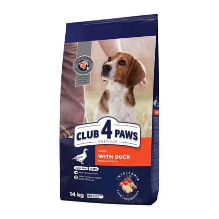 CLUB4PAWS DOG DRY MEDIUM  14KG KACSA (24/13)