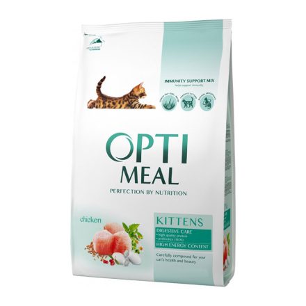 OPTIMEAL CAT DRY KITTEN 1,5KG CSIRKE