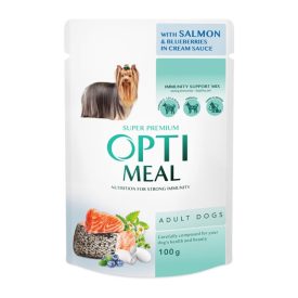OPTIMEAL DOG POUCH 100G LAZAC-ÁFONYA SAUCE