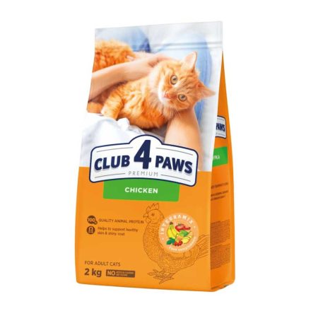 CLUB4PAWS CAT DRY 2KG CSIRKÉVEL